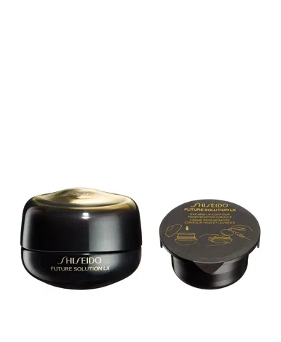 Shiseido Future Solution Lx Eye & Lip Care Set $323 Value In Transparent