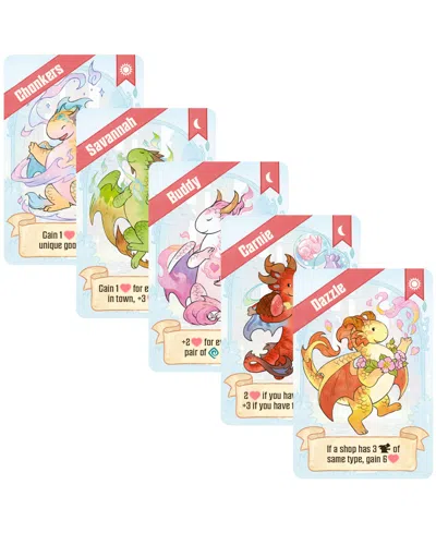 Lucky Duck Games Flamecraft Dragon Placement Game In Multi