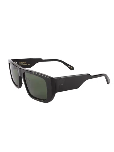 Face Hide Vision Cosmo Sunglasses With Logo In Black