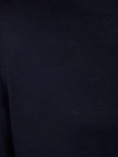 Filippo De Laurentiis Long Sleeves Polo Shirt In Black