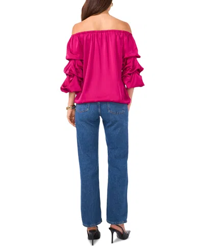 Vince Camuto Off-the-shoulder Top In Purple