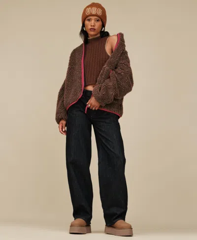 Ugg Marlene Confetti Jacket In Brown