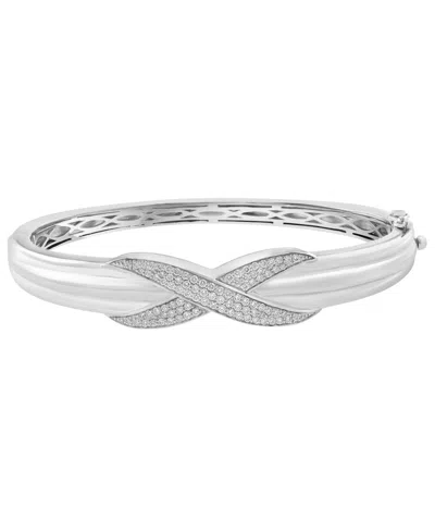 Effy Collection Diamond Bangle (3/4 Ct. T.w.) In Sterling Silver In Silver