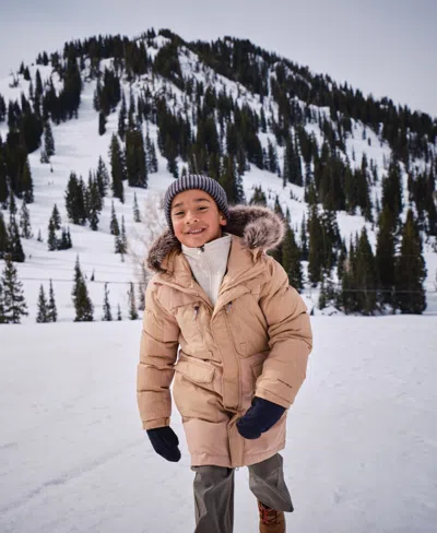 Columbia Big Boys Marquam Peak Fusion Ii Parka In Brown