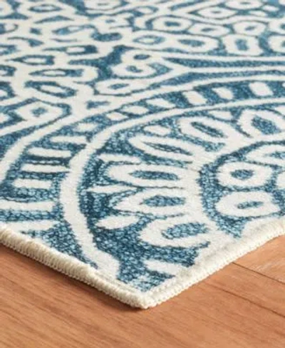 Dash And Albert Rugs By Annie Dash Albert Rugs By Annie Selke Temple Machine Washable Da2056 Rug Collection In Blue