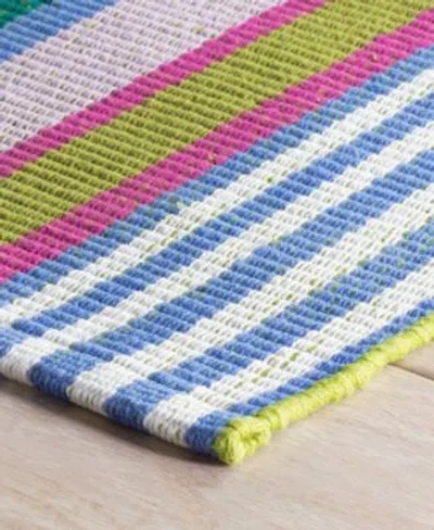 Dash And Albert Rugs By Annie Dash Albert Rugs By Annie Selke Mellie Stripe Cotton Rda437 Rug Collection In Multi