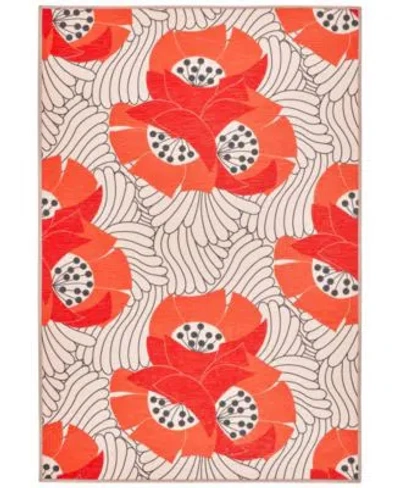 Dash And Albert Rugs By Annie Dash Albert Rugs By Annie Selke Japanese Poppy Machine Washable Da2177 Rug Collection In Red