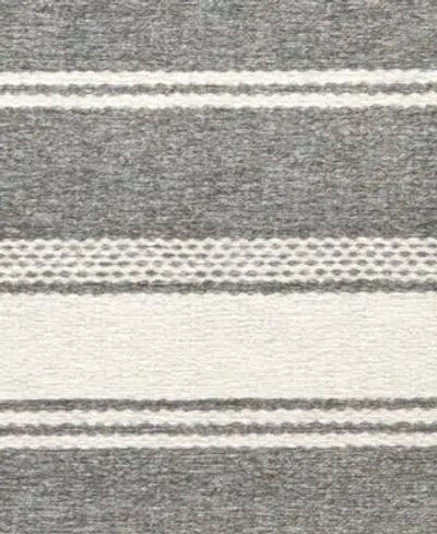 Dash And Albert Rugs By Annie Dash Albert Rugs By Annie Selke Bowman Stripe Machine Washable Da2338 Rug Collection In Gray