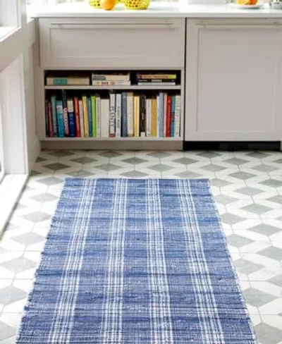 Dash And Albert Rugs By Annie Dash Albert Rugs By Annie Selke Denim Plaid Da515 Rug Collection In Blue
