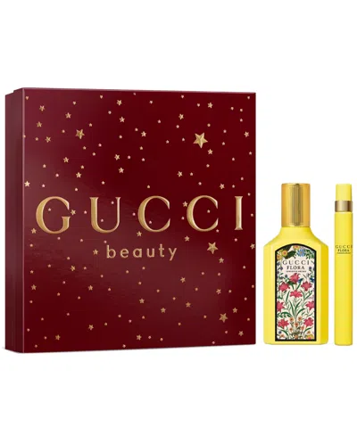 Gucci Ladies Flora Gorgeous Orchid Gift Set Fragrances 3616305838179 In Yellow
