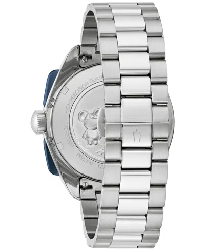 Bulova Men's Limited Edition 150th Anniversary Heritage Lunar Pilot Chronograph Silver-tone Stainless Steel In Metallic
