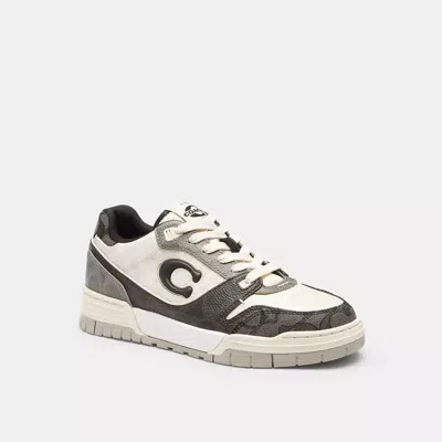 Coach Soho Sneaker In Mixed Signature In White