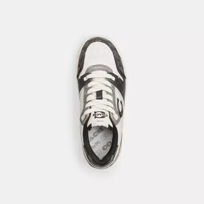 Coach Soho Sneaker In Mixed Signature In White