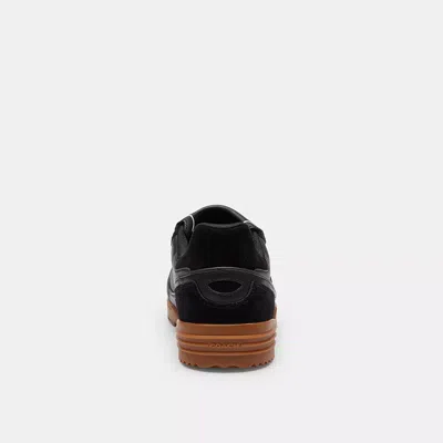 Coach Match Sneaker In Black