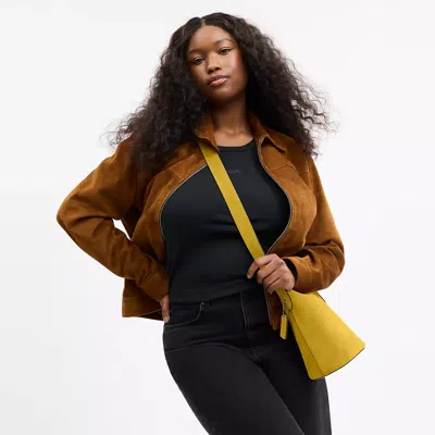 Coach Bleecker Bucket Bag 21 In Yellow