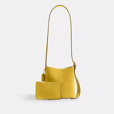 Coach Bleecker Bucket Bag 21 In Yellow