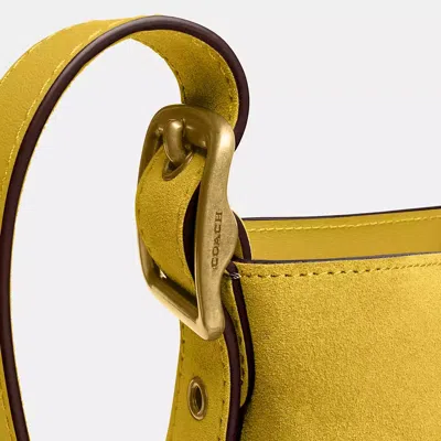 Coach Bleecker Bucket Bag 21 In Yellow