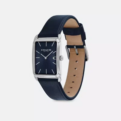 Coach Elliot Watch, 32mm X 26mm In Blue