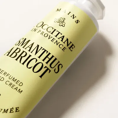 L'occitane - Osmanthus Abricot Perfumed Hand Cream 1 Fl oz In Yellow