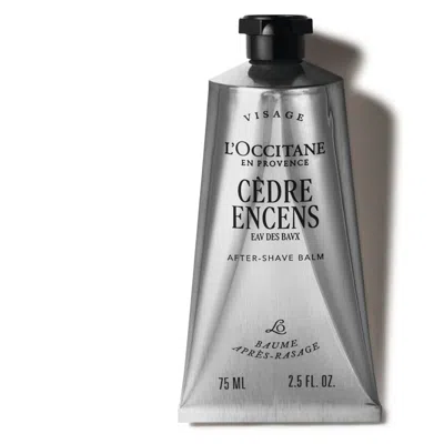 L'occitane - Cédre Encens After-shave Balm 2.5 Fl oz In Silver