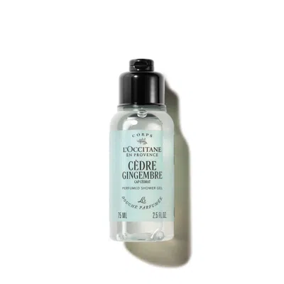 L'occitane - Cèdre Gingembre Perfumed Shower Gel 2.5 Fl oz In Blue