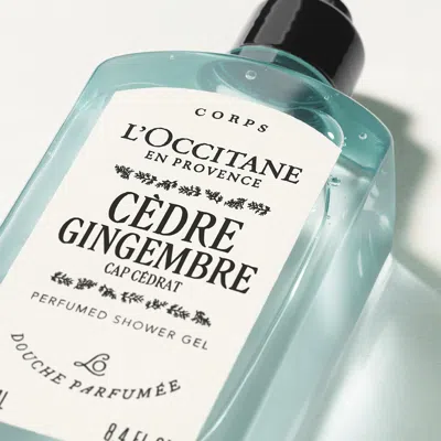 L'occitane - Cèdre Gingembre Perfumed Shower Gel 2.5 Fl oz In Blue