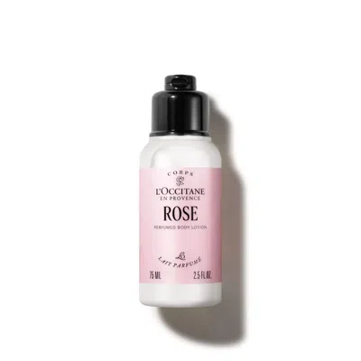 L'occitane - Rose Perfumed Body Lotion 2.5 Fl oz In Pink