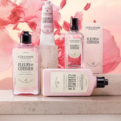 L'occitane - Fleurs De Cerisier Lip Balm 0.38 Fl oz In Pink