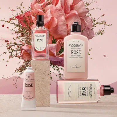 L'occitane - Rose Lip Balm 0.39 Fl oz In Transparent