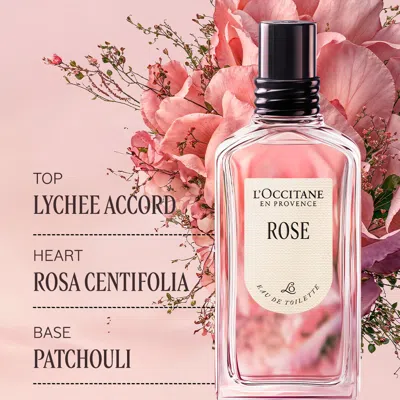 L'occitane - Rose Eau De Toilette 1.6 Fl oz In Transparent