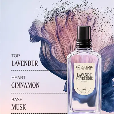 L'occitane - Lavande Poivre Noir Eau De Toilette 1.6 Fl oz In Transparent