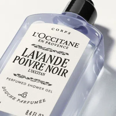 L'occitane - Lavande Poivre Noir Perfumed Shower Gel 8.4 Fl oz In Transparent
