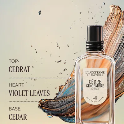 L'occitane - Cèdre Gingembre Eau De Toilette 1.6 Fl oz In Multi