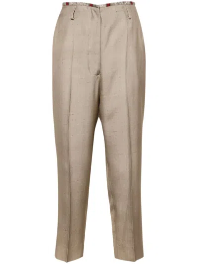 Ibrigu Silk Trouser In Neutral