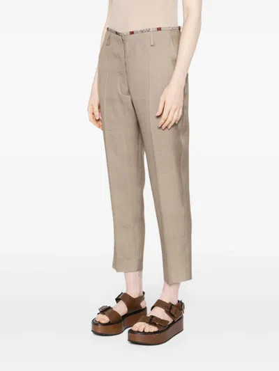 Ibrigu Silk Trouser In Neutral