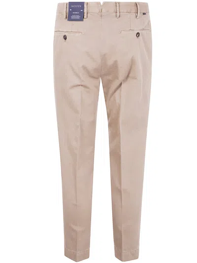 Incotex Tailored Trousers With Pockets And Pleats In Pink