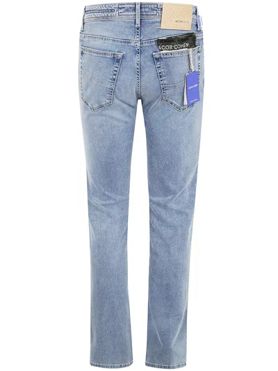 Jacob Cohen Slim Fit 5 Pocket Bard Denim Stretch In Blue