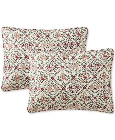 Seventh Studio Winter Diamond Holiday-print Pinsonic Microfiber 2-pc. Quilt Set, Twin In Multi