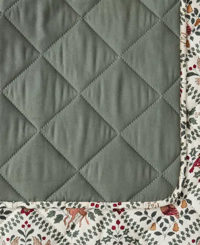 Seventh Studio Winter Diamond Holiday-print Pinsonic Microfiber 2-pc. Quilt Set, Twin In Multi