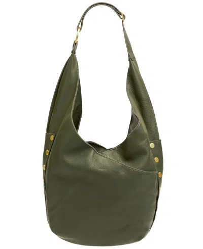 Hammitt Women's Tom Zip Large Leather Hobo Handbag In Green