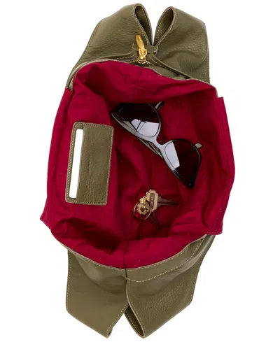 Hammitt Women's Tom Zip Large Leather Hobo Handbag In Green