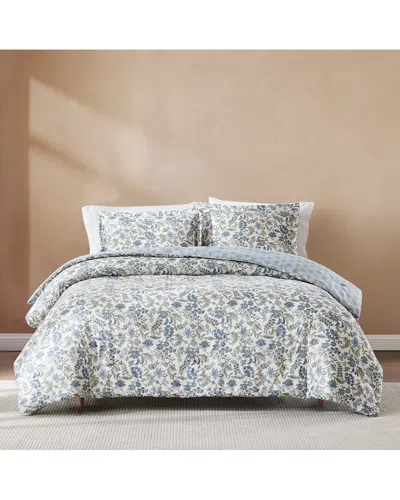 Lush Decor Lush Décor Lillian Block Print Reversible Comforter Set In Multi