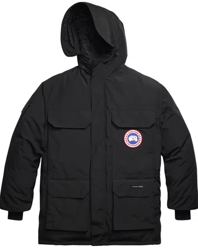 Canada Goose Men Black Polyester Blend Expedition Down Jacket In Black