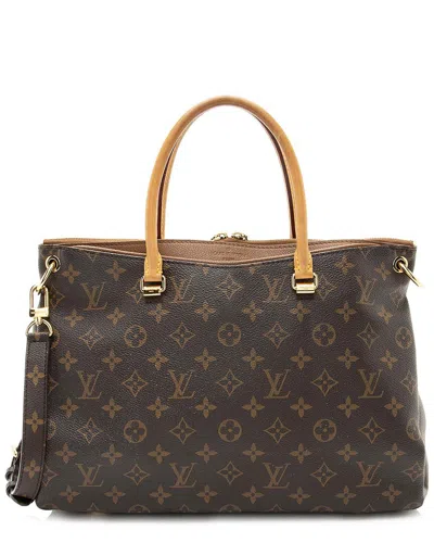 Pre-owned Louis Vuitton Monogram Canvas Pallas Satchel (authentic Pre-loved)