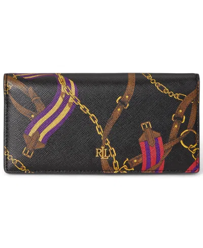 Ralph Lauren Women's Leather Slim Snap Wallet In Multi