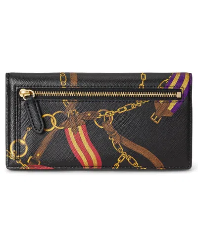 Ralph Lauren Women's Leather Slim Snap Wallet In Multi