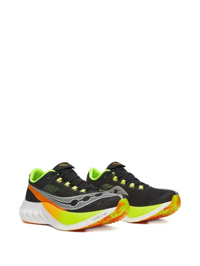 Saucony Endorphin Pro 4 Panelled Mesh Trainers In Black