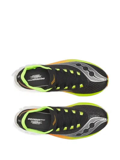 Saucony Endorphin Pro 4 Panelled Mesh Trainers In Black
