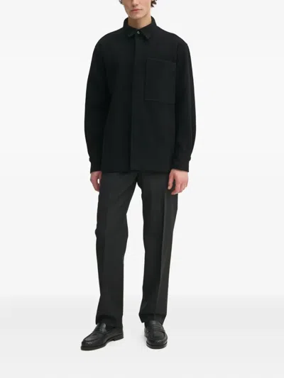 Etudes Studio Pocket Collared Jacket In Black