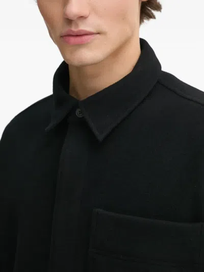 Etudes Studio Pocket Collared Jacket In Black